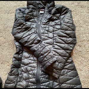 Black Knee-length Patagonia Coat/Jacket